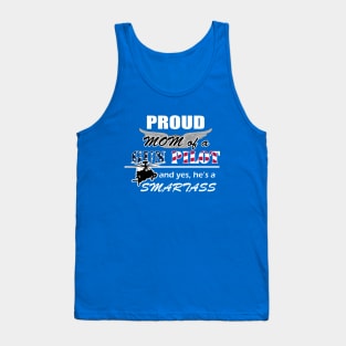 Gun Pilot - Proud Mom of a Gun Pilot Smartass Tank Top